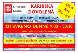 Otevírací doba v Letním provozu od 18.6.2018